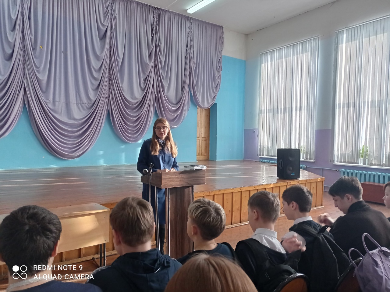 Встреча в 7,9 классах с прокурором Завьяловского района.